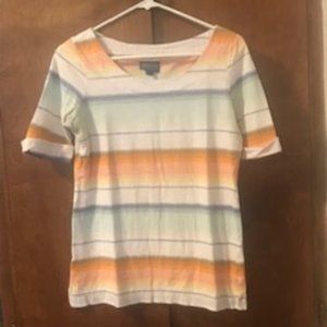 Pendleton Women's Short Sleeve Striped Top